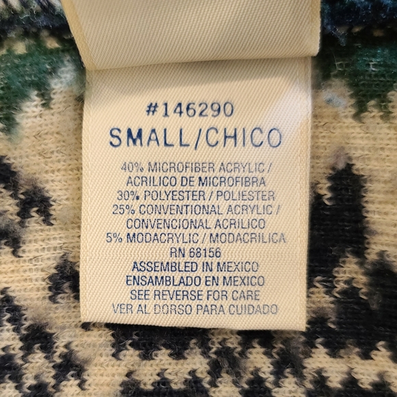 Vintage Fair Isle Pattern Shacket Men's Oversized Small Unisex Jacket Grandpa - Picture 6 of 9